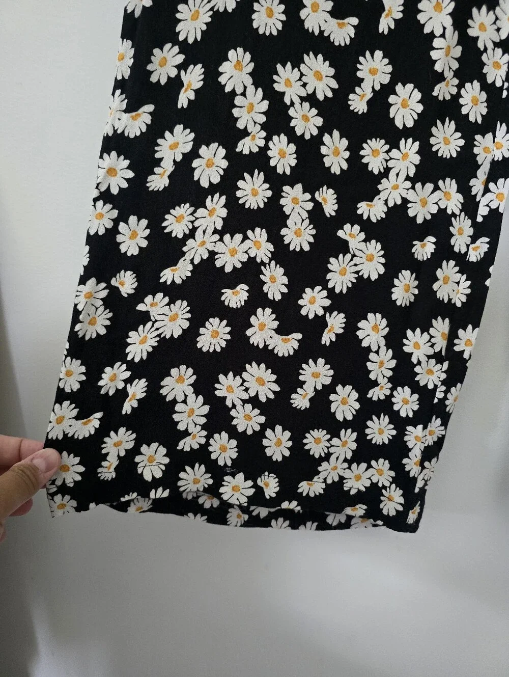 Reformation Tiki Pants Daisy Chain Floral Wide Leg High Rise Retro Vibe Sz 10